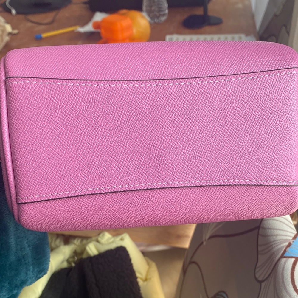 Coach Purple-Pink Mini Satchel with Gold Hardware - Picture 7 of 17